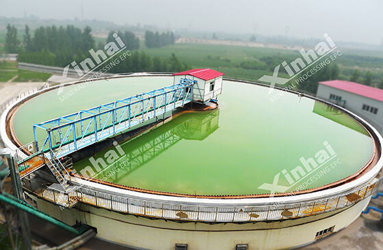 thickener used for dewatering gold sand