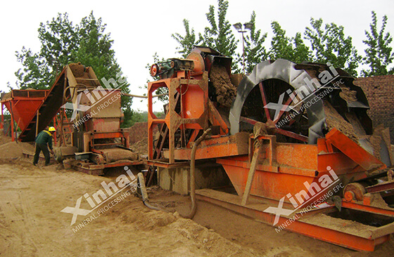 waching machine used for removing the slime from gold sand